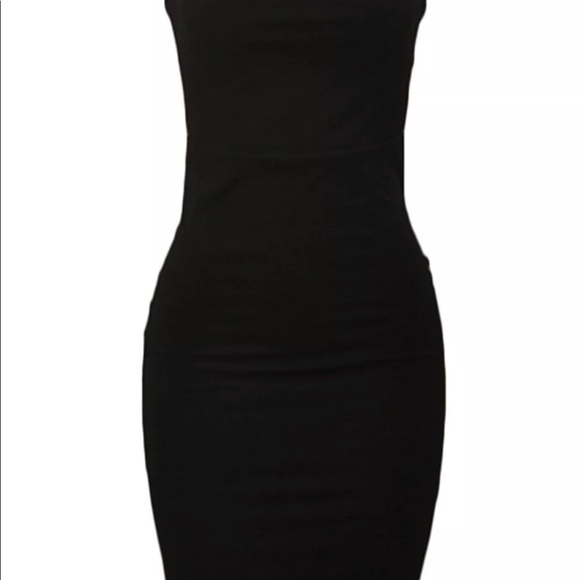COPY - Black Halter midi dress - Picture 2 of 3